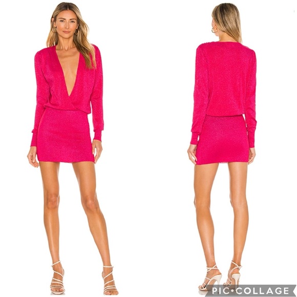 superdown Hot Pink Mini Dress - Picture 1 of 8